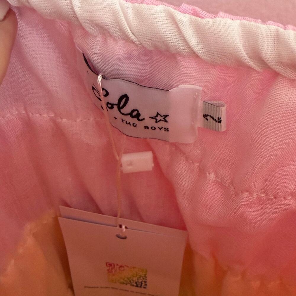 Lola + The Boys Ruffle Pastel Sun Dress NWT size 2 - Picture 2 of 5